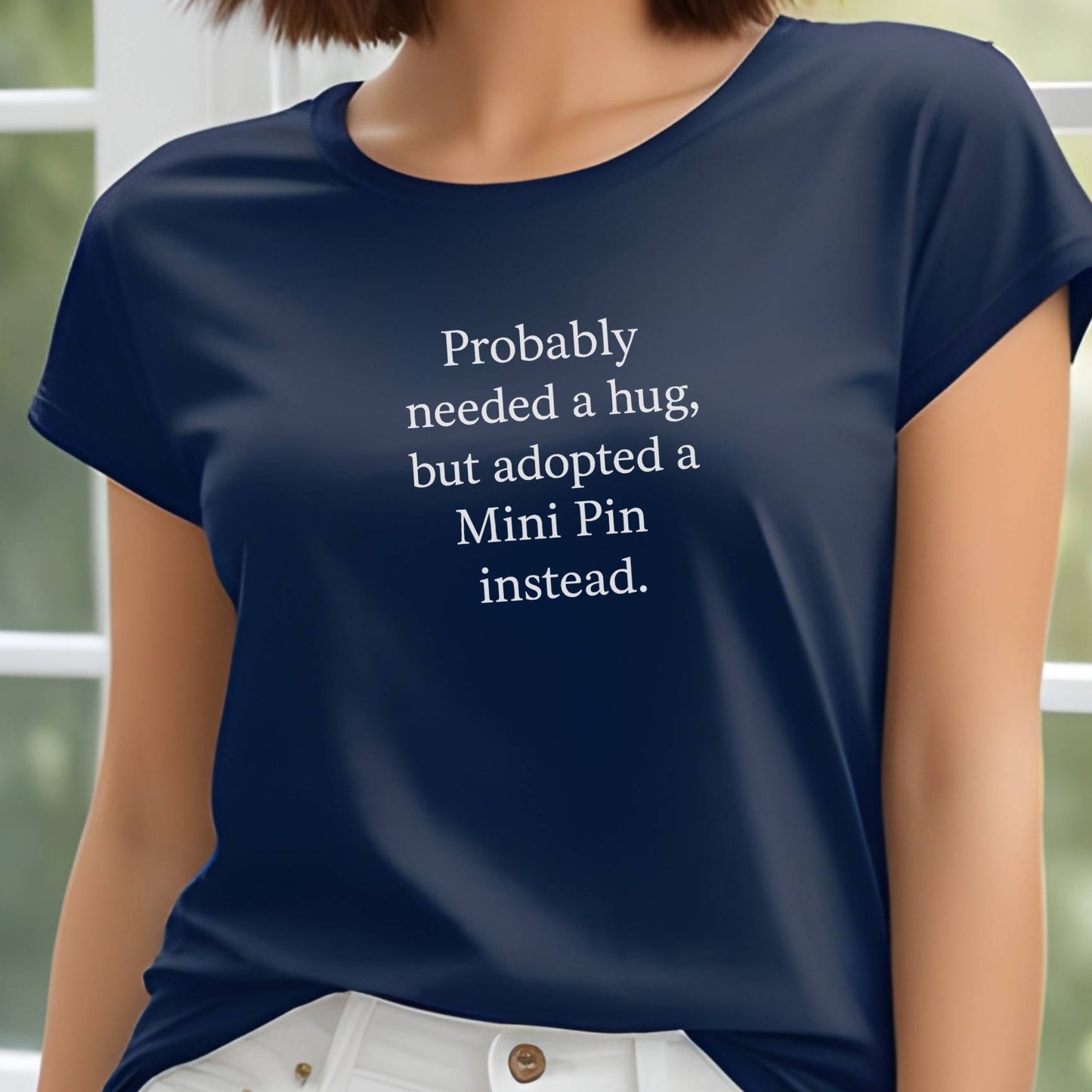 Funny Unisex Premium Tee - Needed a hug Mini Pin Lover Gift