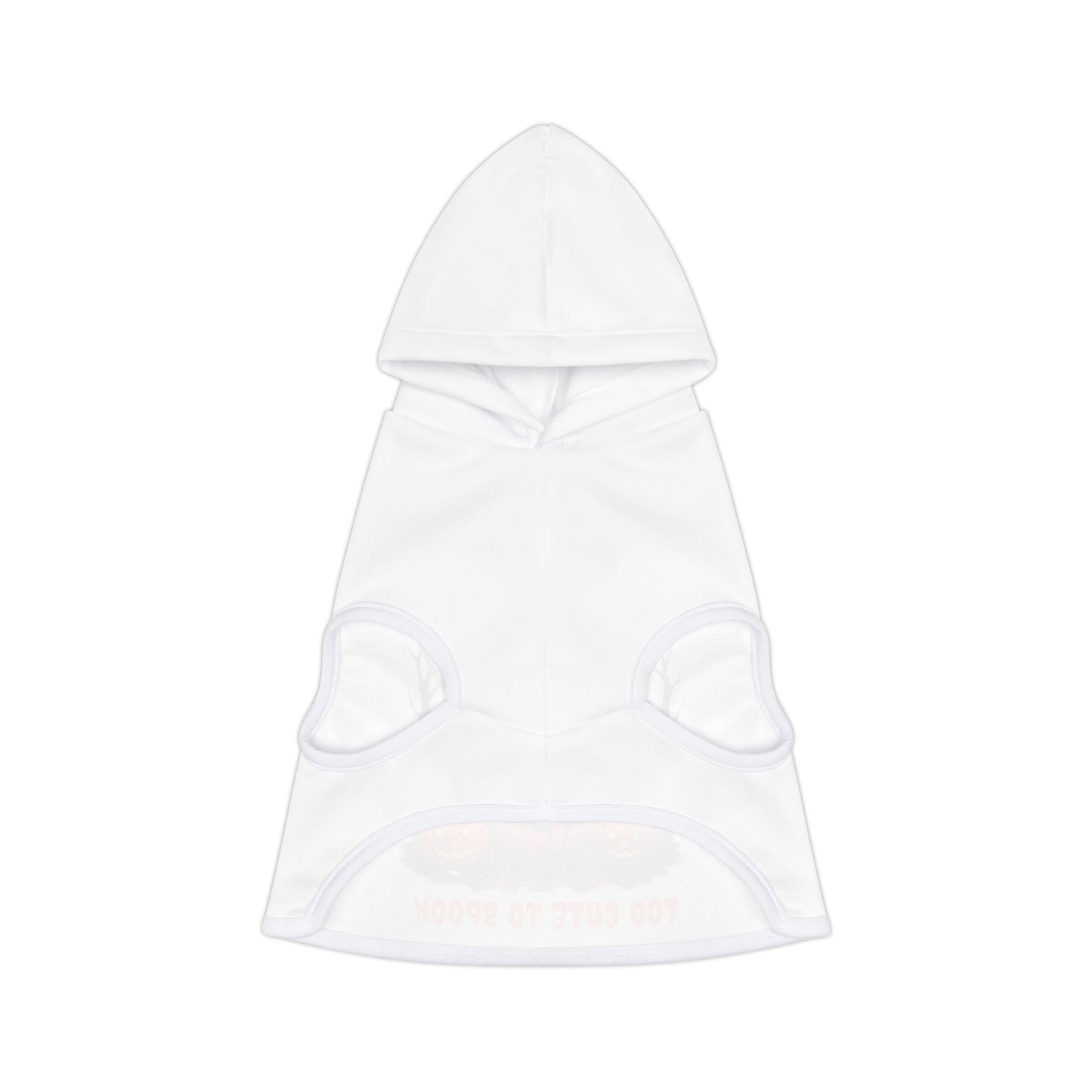 Cute Yorkie White Halloween Dog Hoodie – Too Cute to Spook!