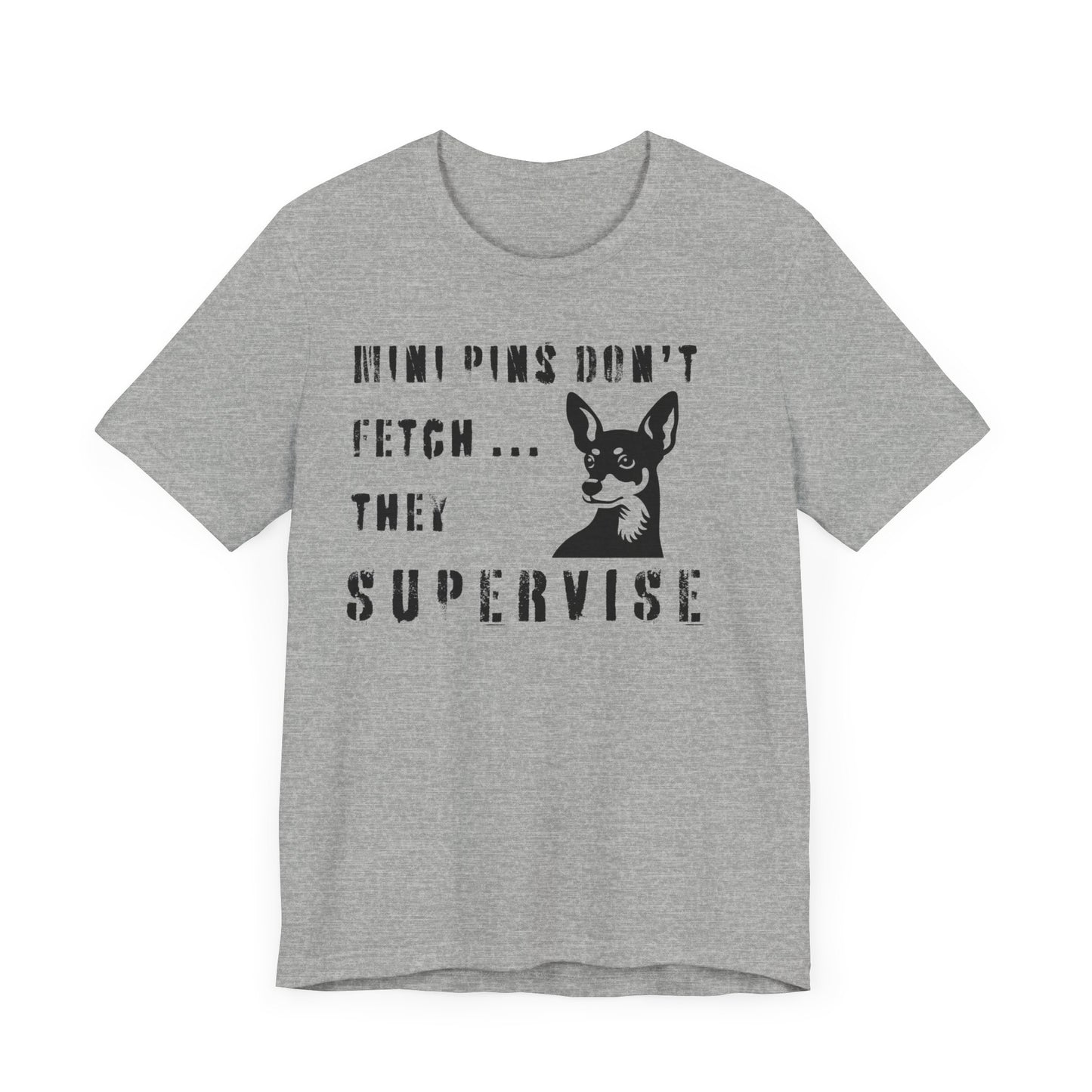 Mini Pins don't fetch Unisex Premium Tee