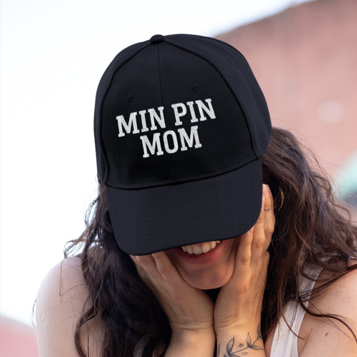 Funny Dad Cap Mini Pin Mom