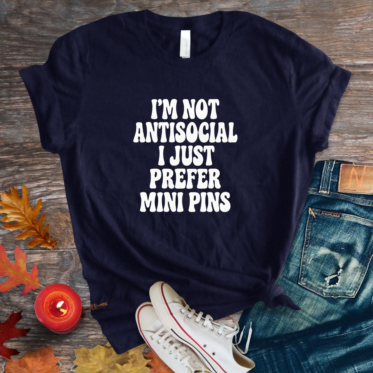 Not antisocial Unisex Premium Tee Just Prefer Tiny Dogs