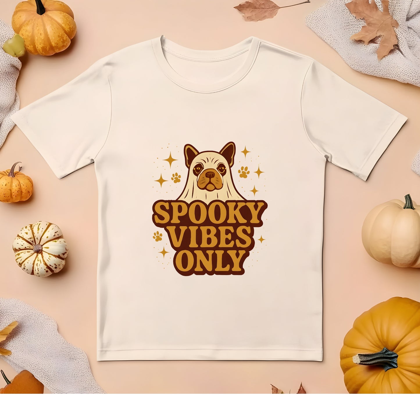 Spooky Vibes Only Halloween Unisex Premium Tee Dog Lover Gift