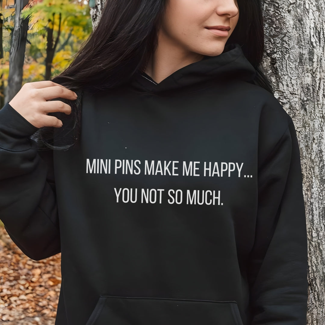 Mini Pins Make Me Happy Unisex Premium Hoodie