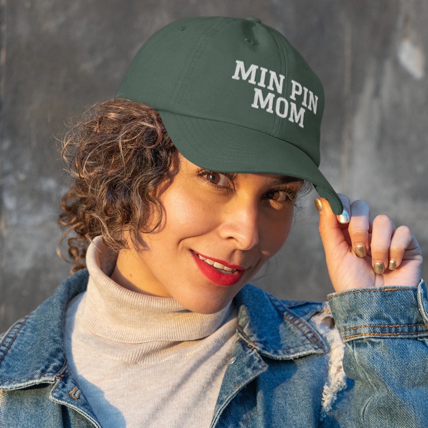 Funny Dad Cap Mini Pin Mom