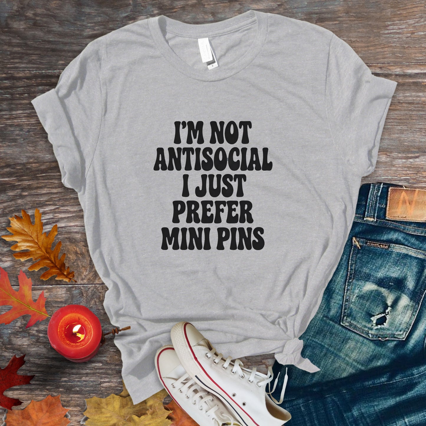 Not antisocial Unisex Premium Tee Just Prefer Tiny Dogs