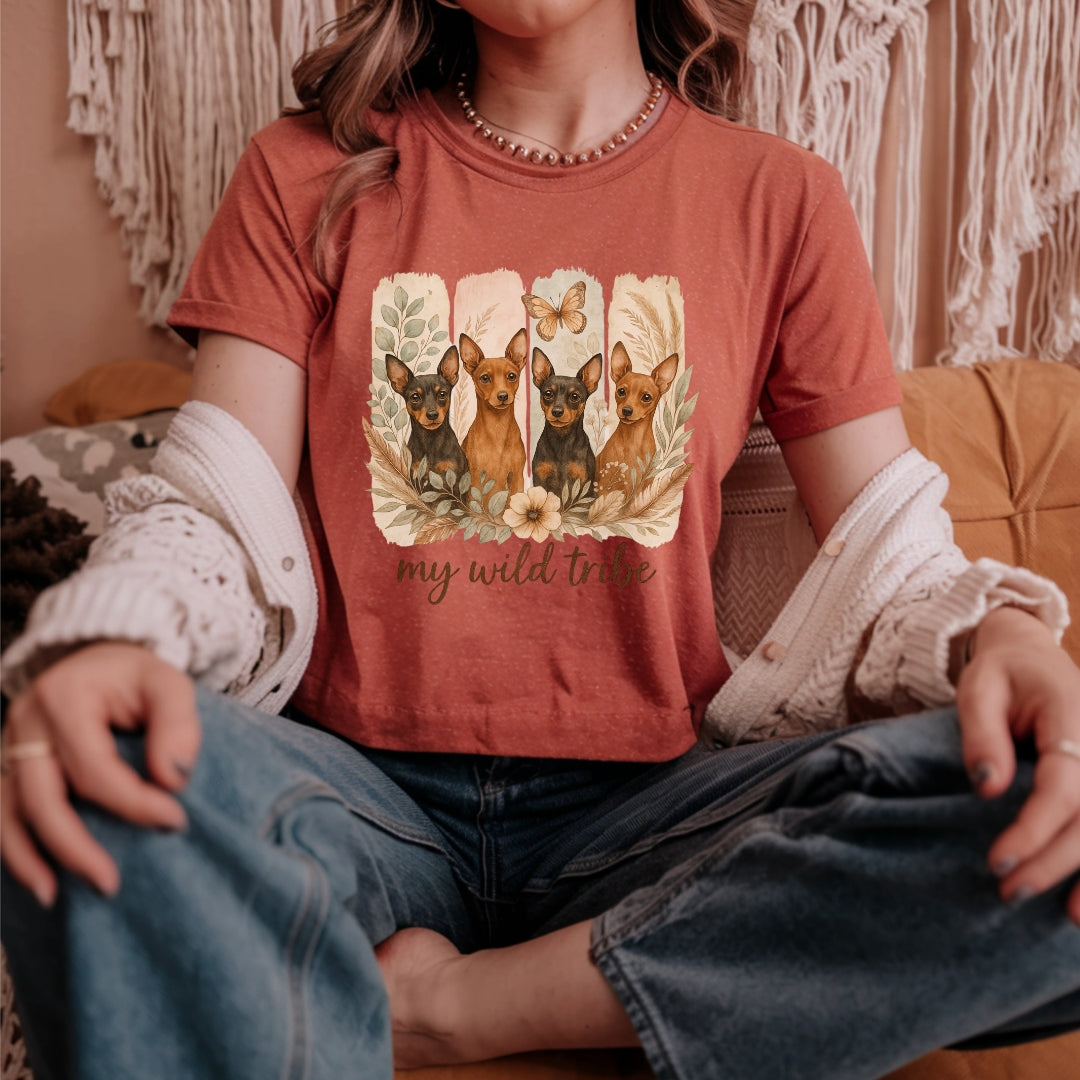 Brushstroke Mini Pin Women's Premium Tee