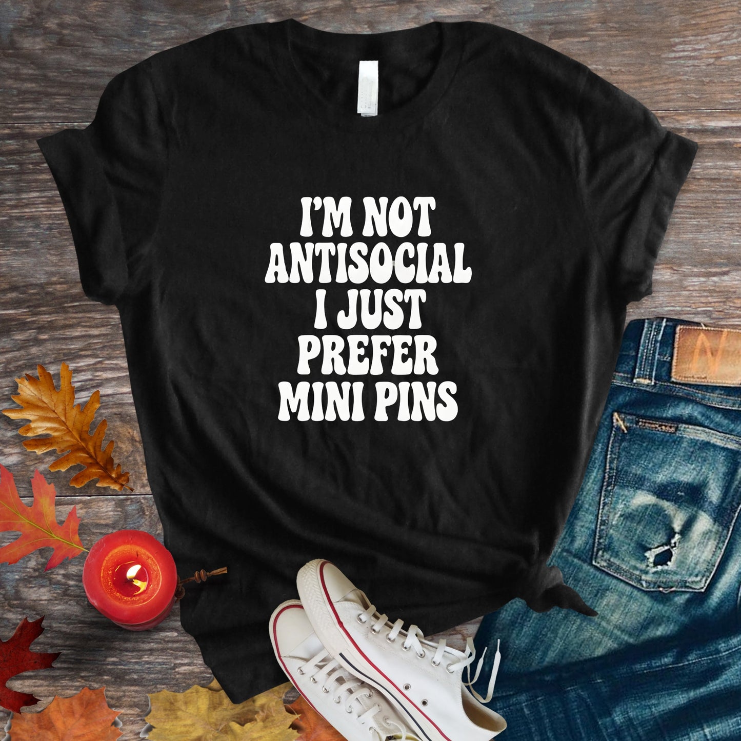 Not antisocial Unisex Premium Tee Just Prefer Tiny Dogs