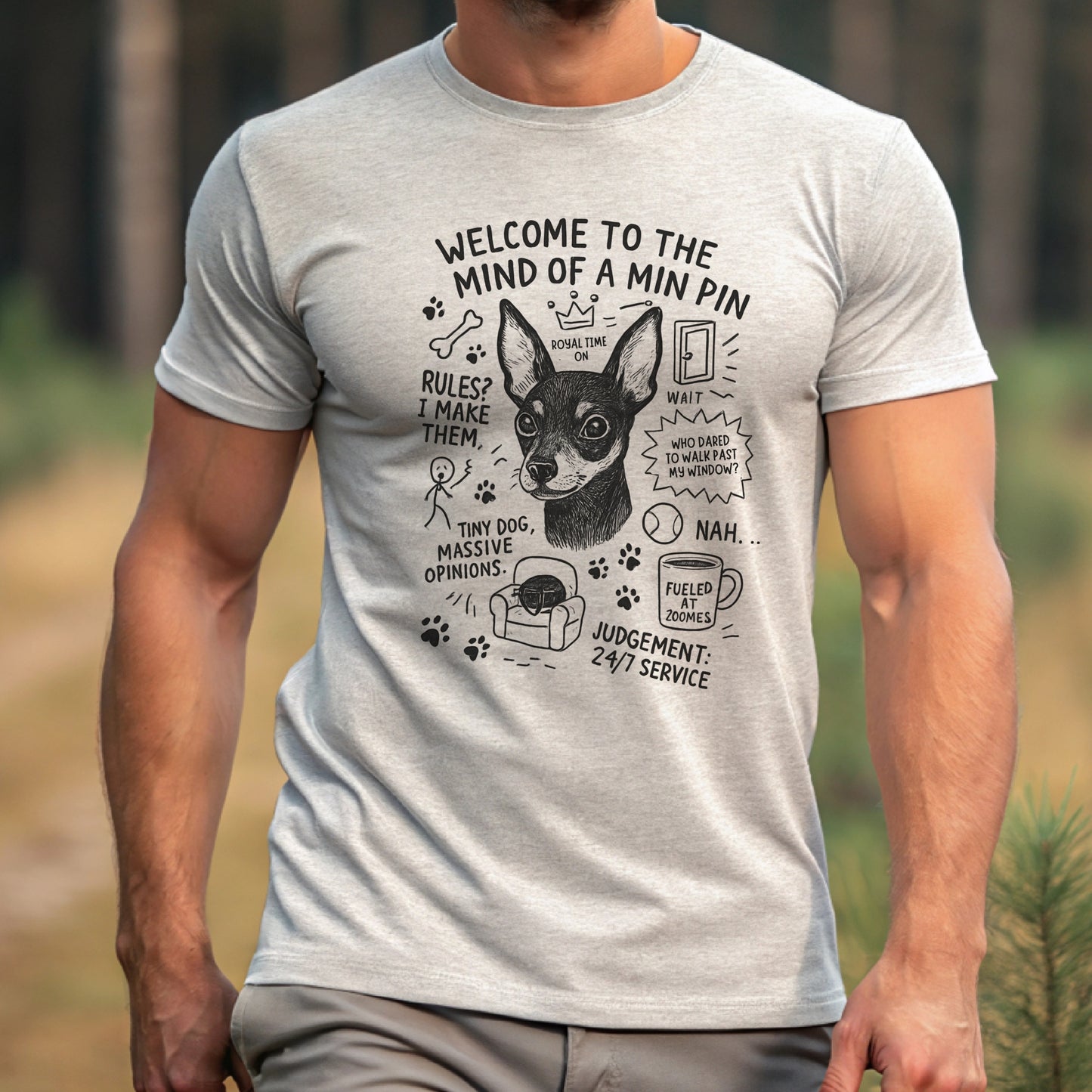 Welcome to Mini Pin Mind Unisex Premium Tee