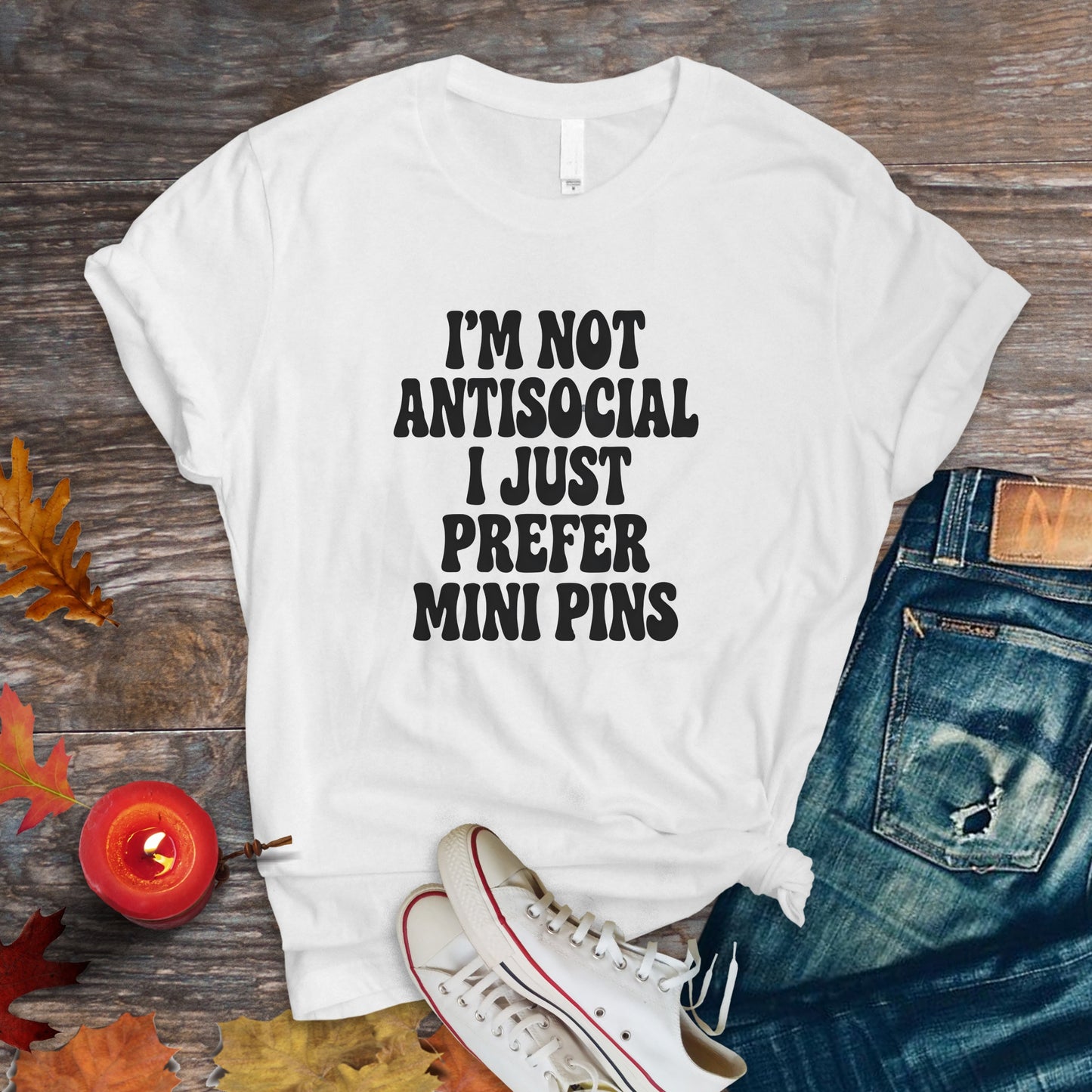Not antisocial Unisex Premium Tee Just Prefer Tiny Dogs