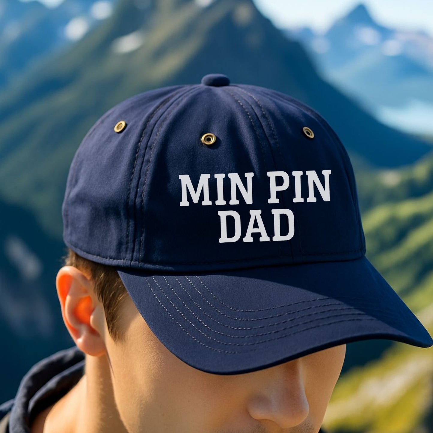 Funny Dad Cap Mini Pin Dad