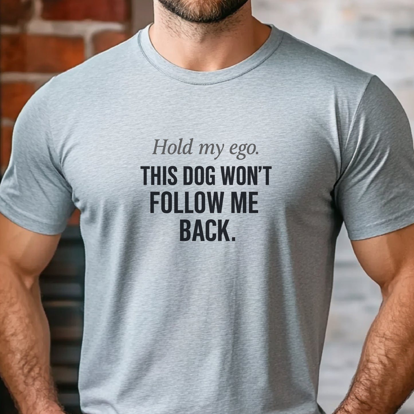 Funny Unisex Premium Tee Hold my Ego