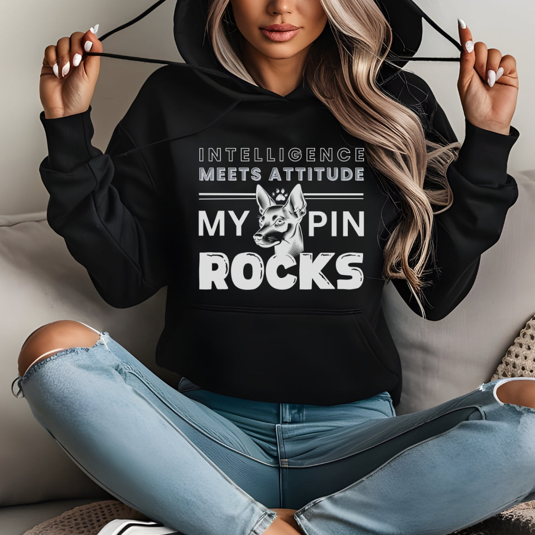Intelligence Meets Attitude Unisex Premium Hoodie