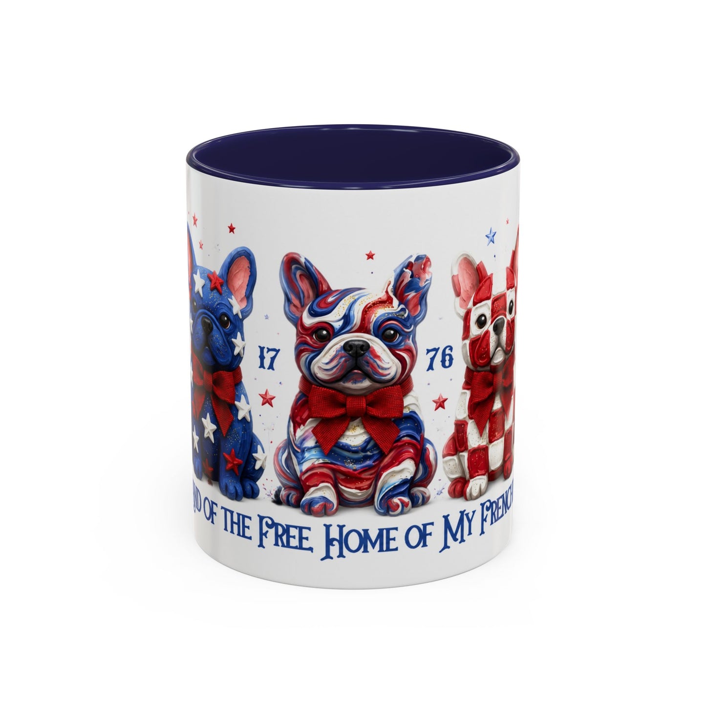 Patriotic Frenchie Coffee Mug