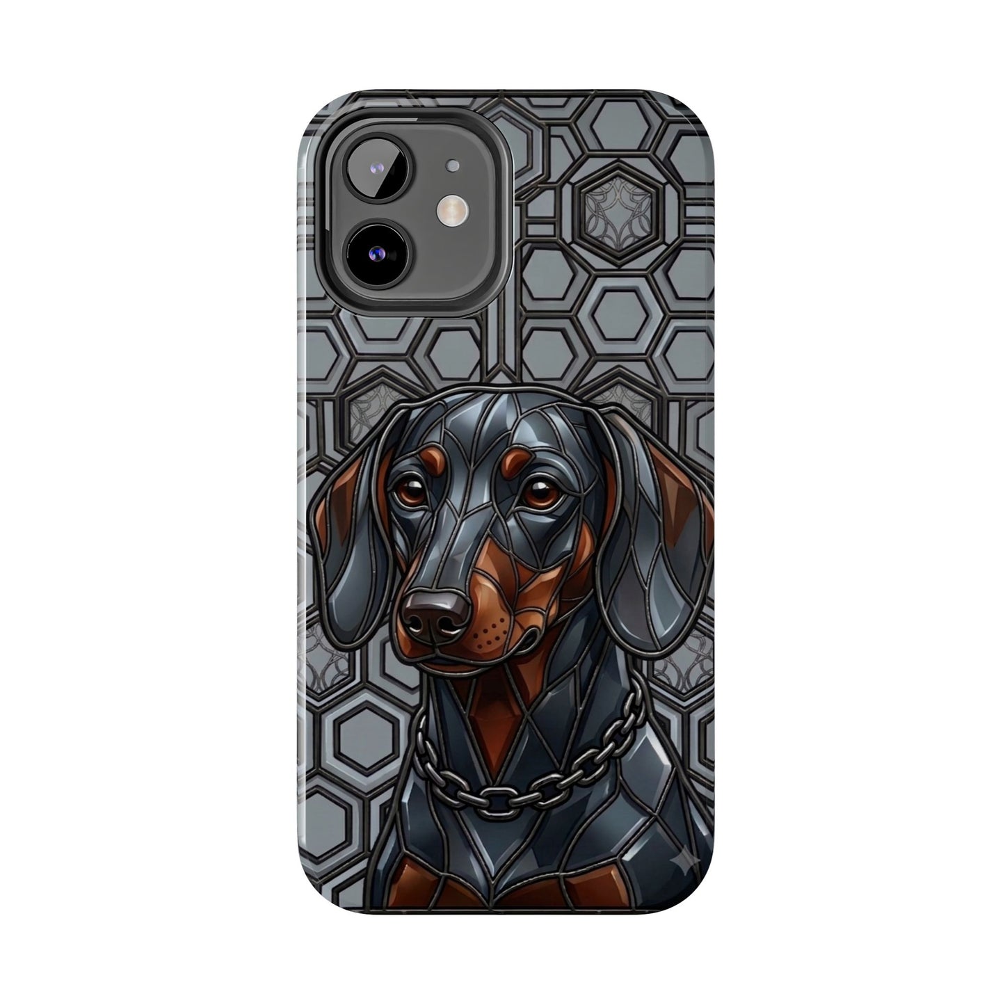 Dachshund Stained Glass Style Tough Case