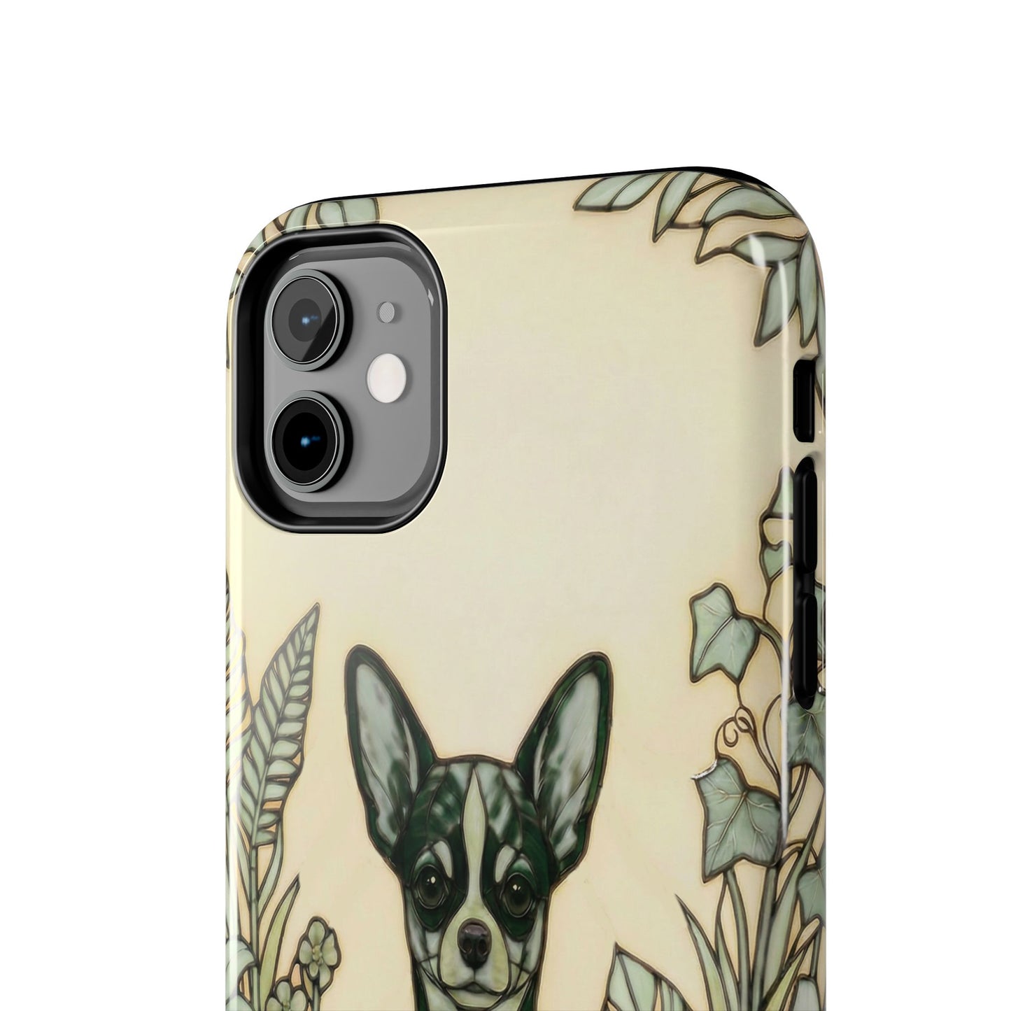 Chihuahua Stained Glass Style Tough Case — Wise & Wild Theme