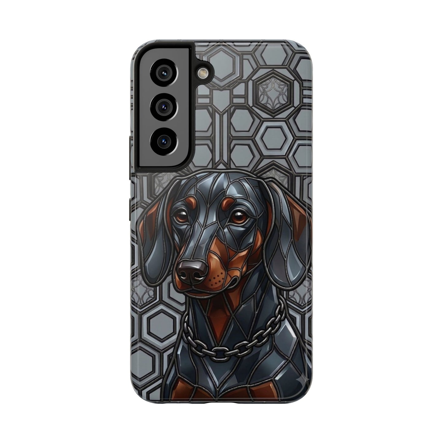 Dachshund Stained Glass Style Tough Case