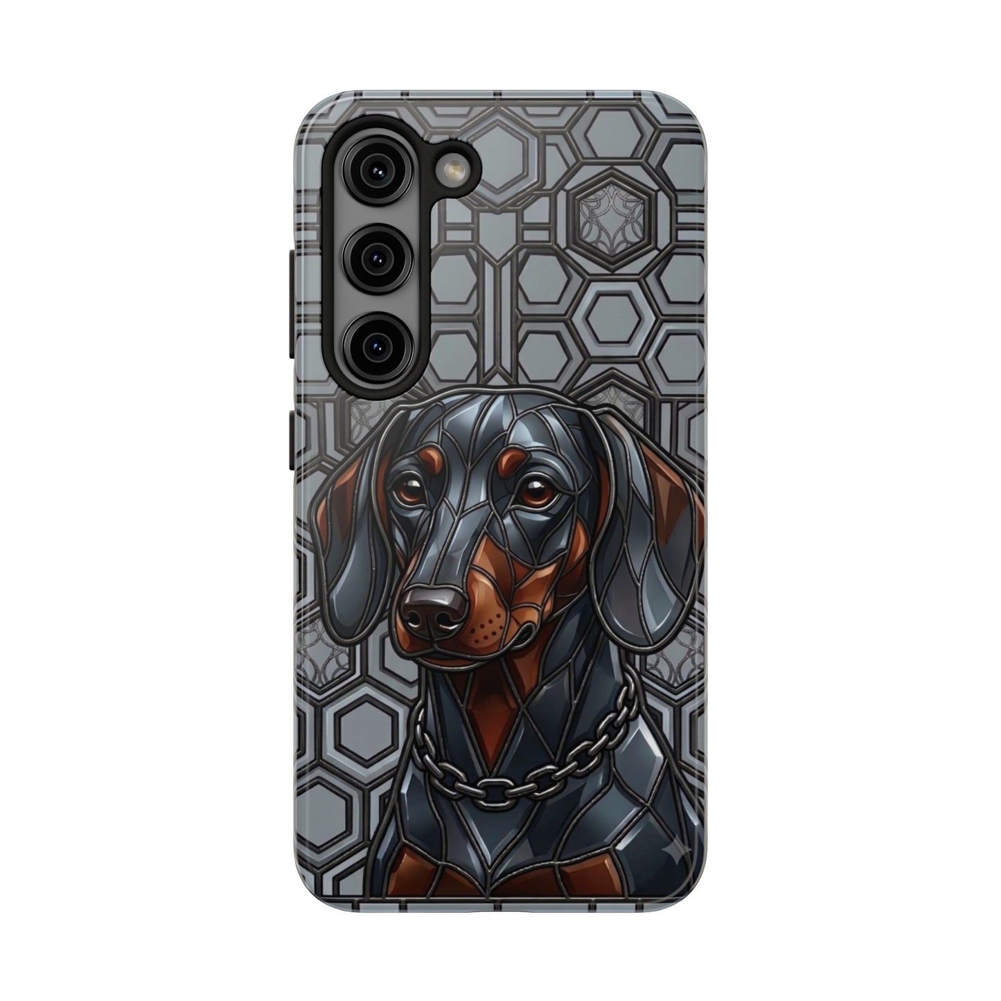 Dachshund Stained Glass Style Tough Case