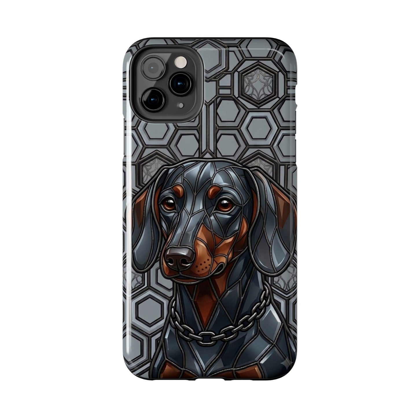 Dachshund Stained Glass Style Tough Case