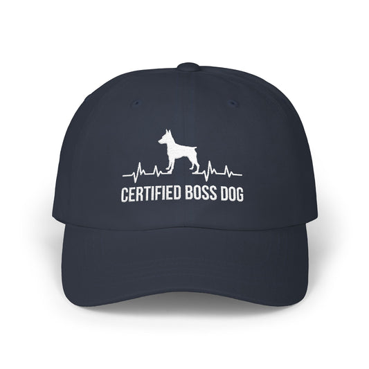 Funny Dad Cap Certified  Boss Dog