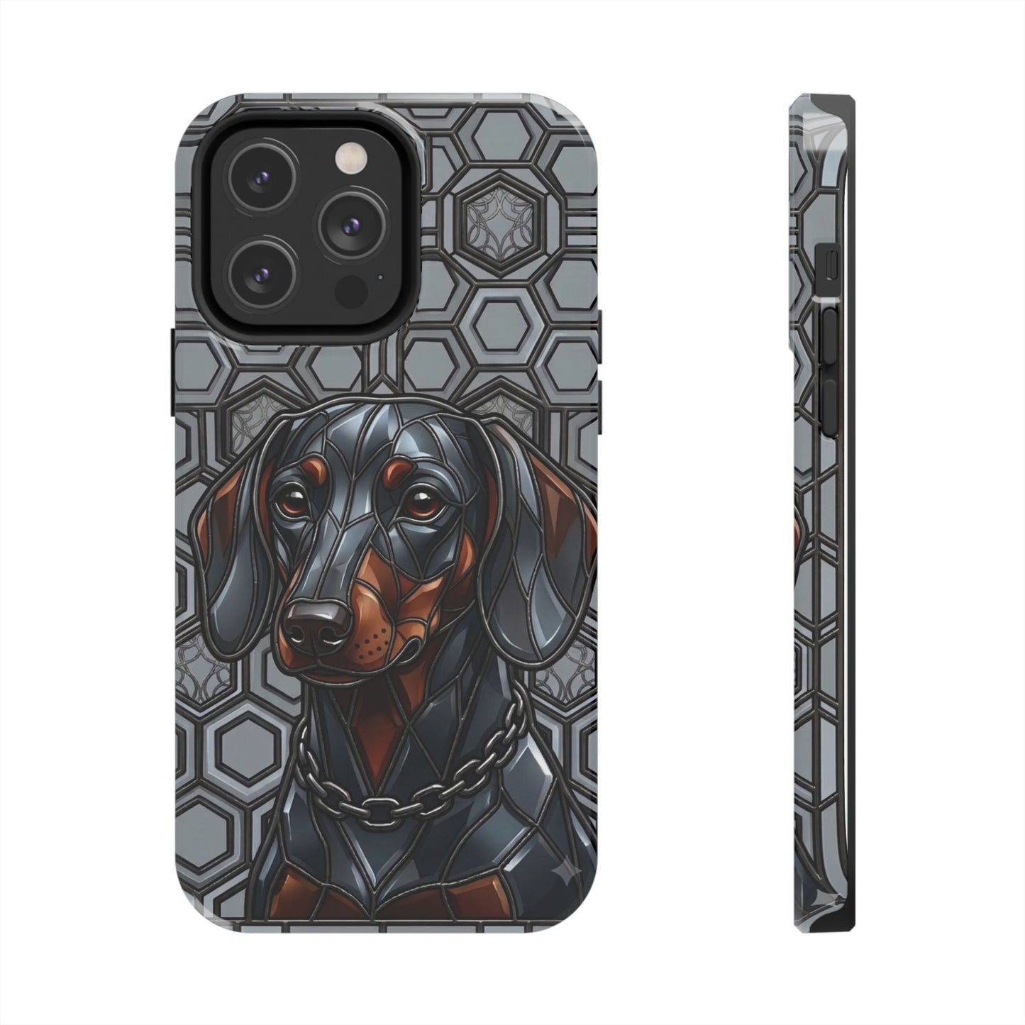 Dachshund Stained Glass Style Tough Case