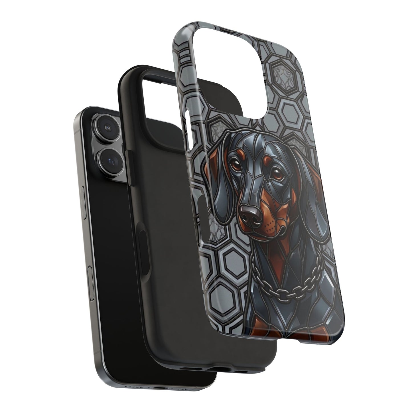 Dachshund Stained Glass Style Tough Case