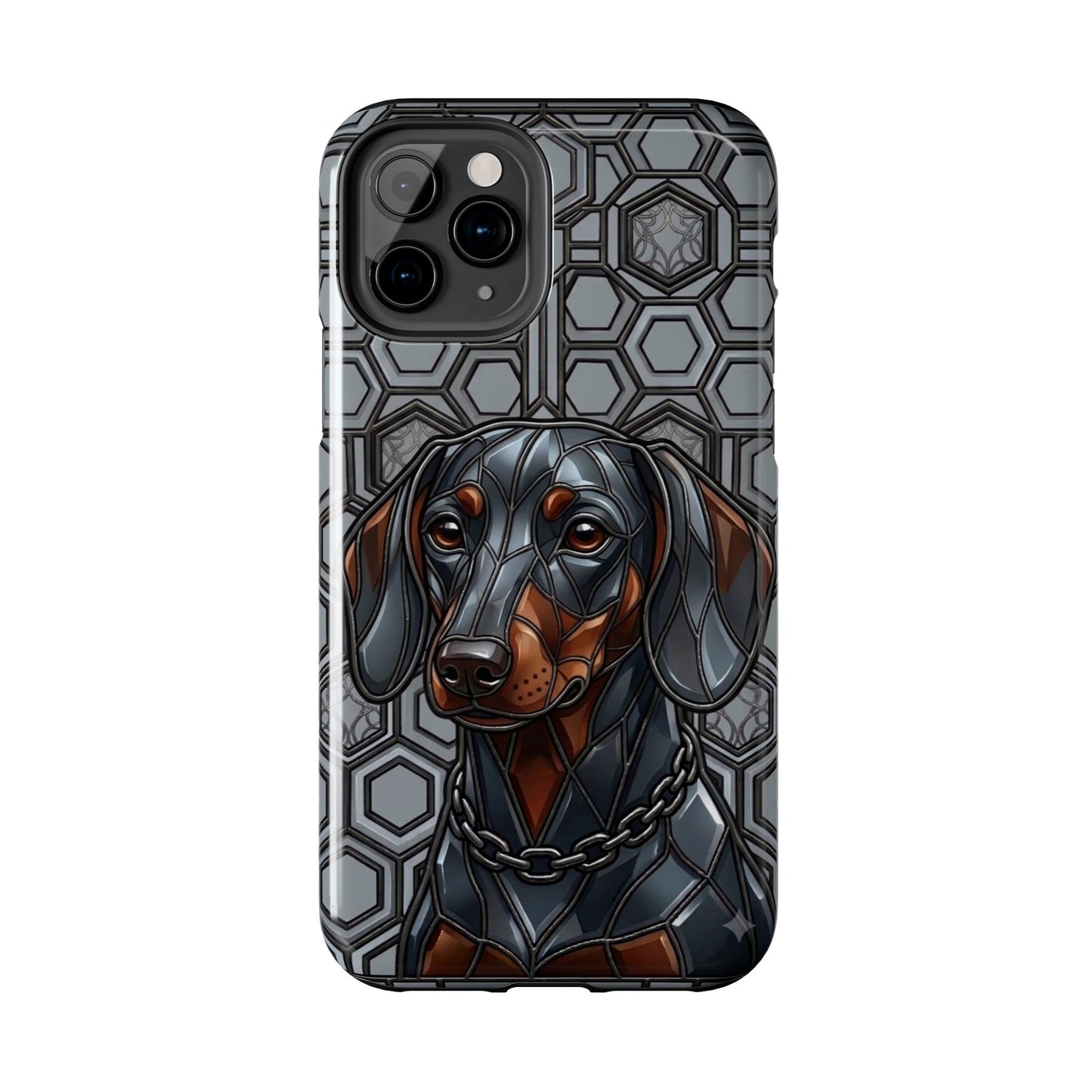 Dachshund Stained Glass Style Tough Case