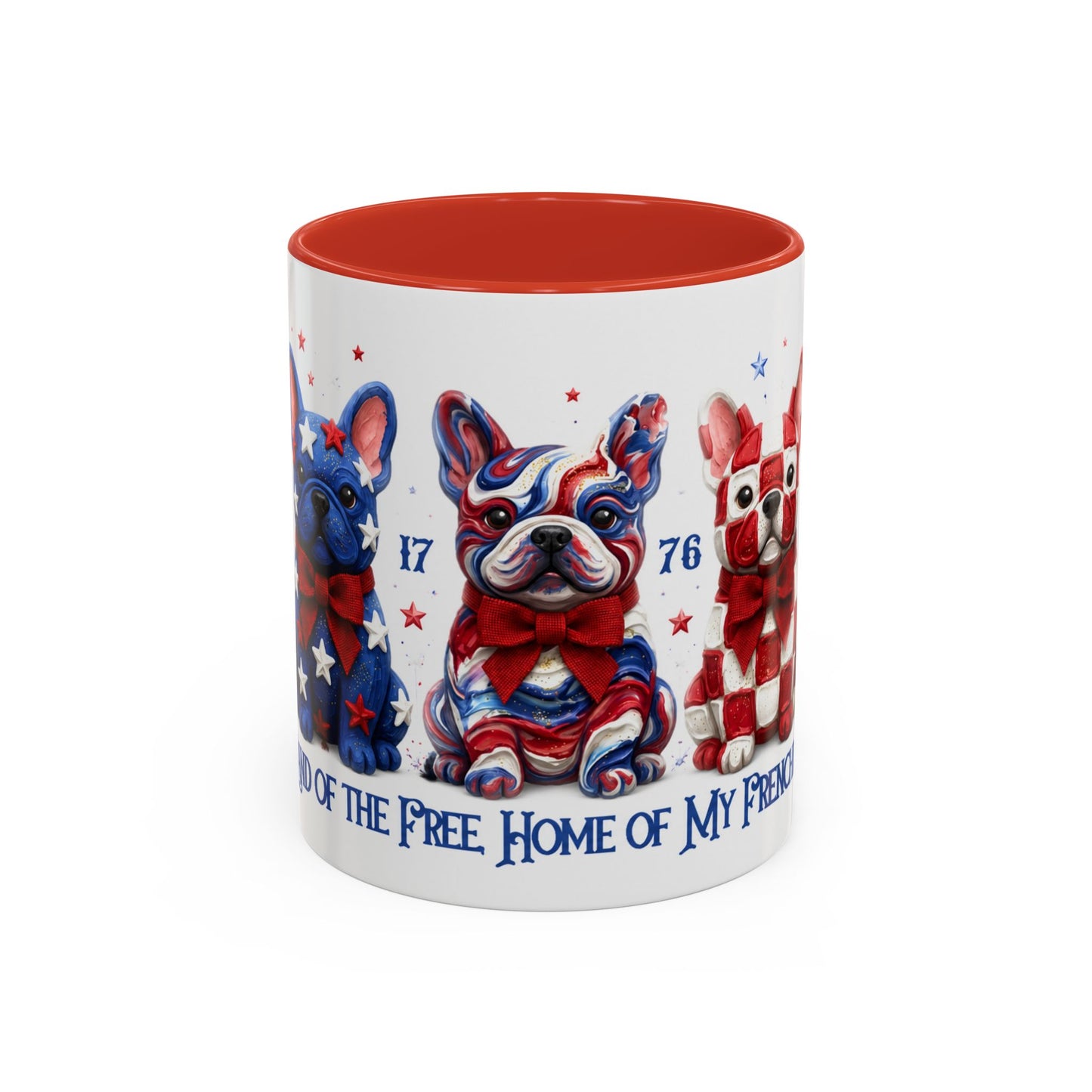 Patriotic Frenchie Coffee Mug