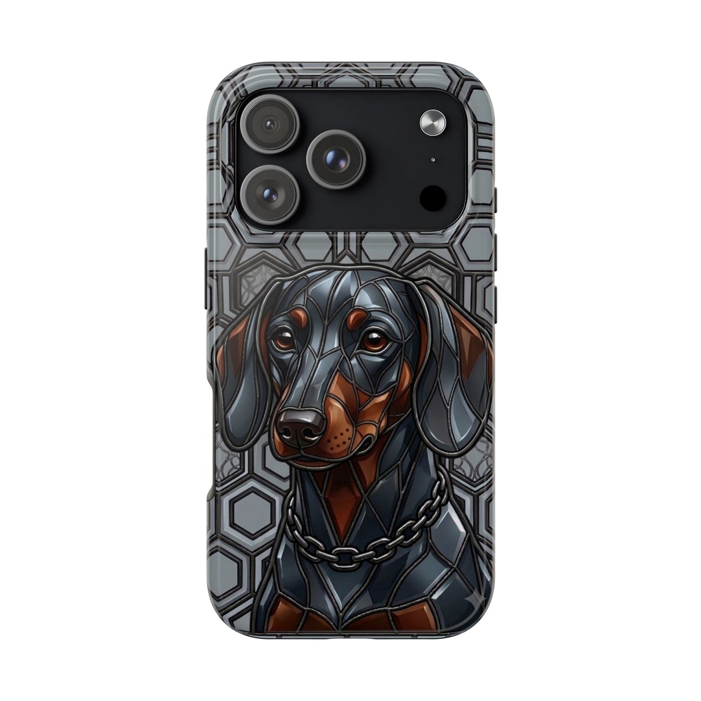 Dachshund Stained Glass Style Tough Case