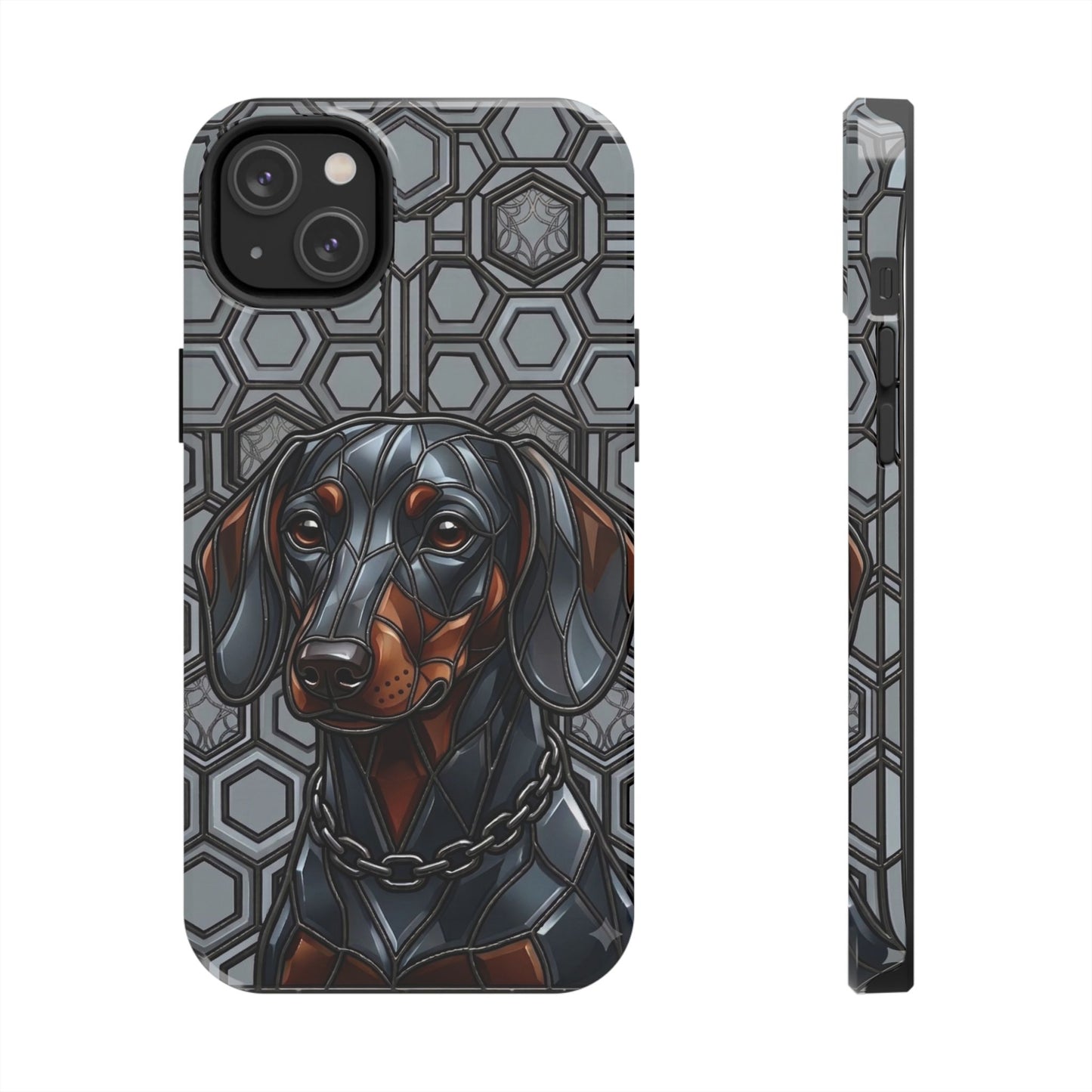 Dachshund Stained Glass Style Tough Case