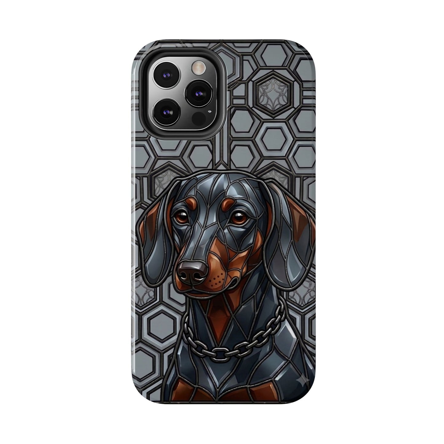 Dachshund Stained Glass Style Tough Case