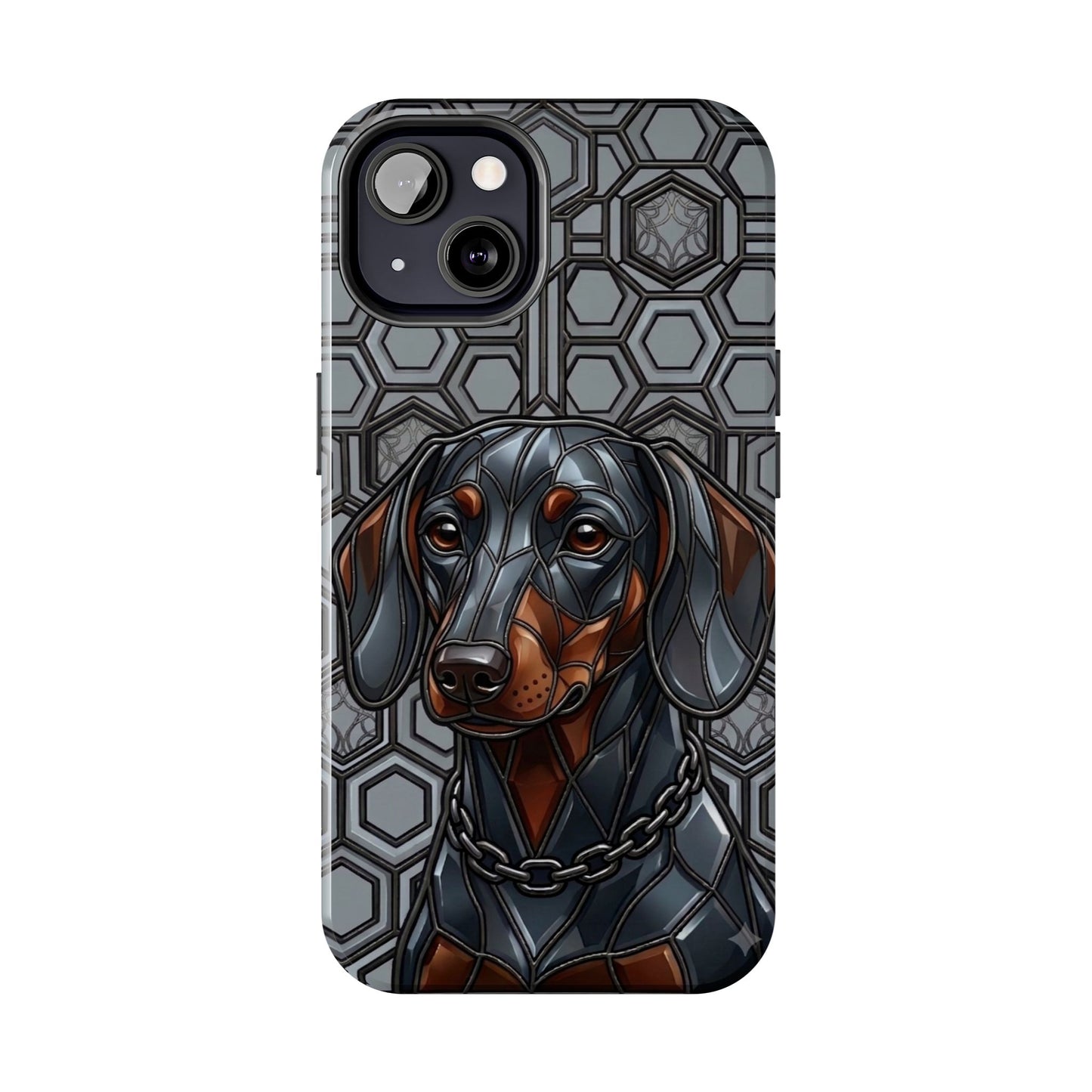 Dachshund Stained Glass Style Tough Case