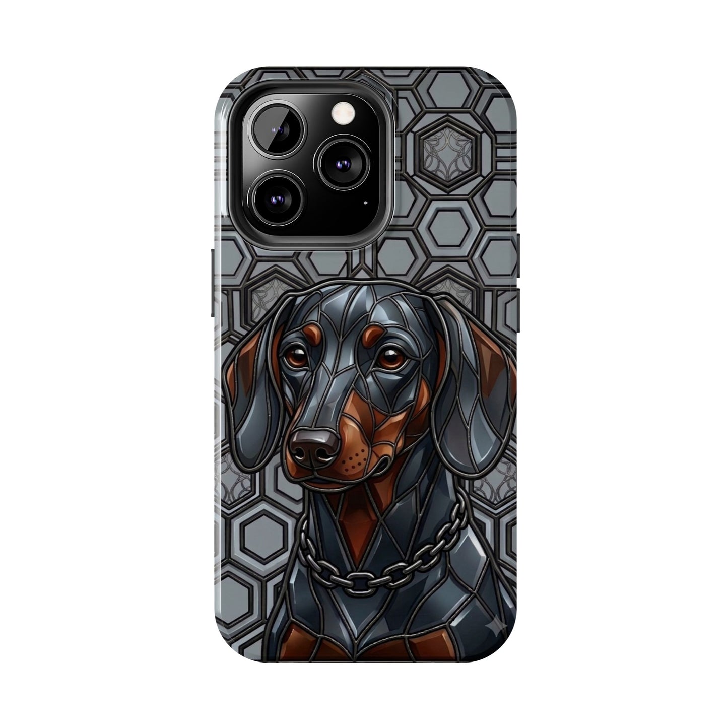 Dachshund Stained Glass Style Tough Case