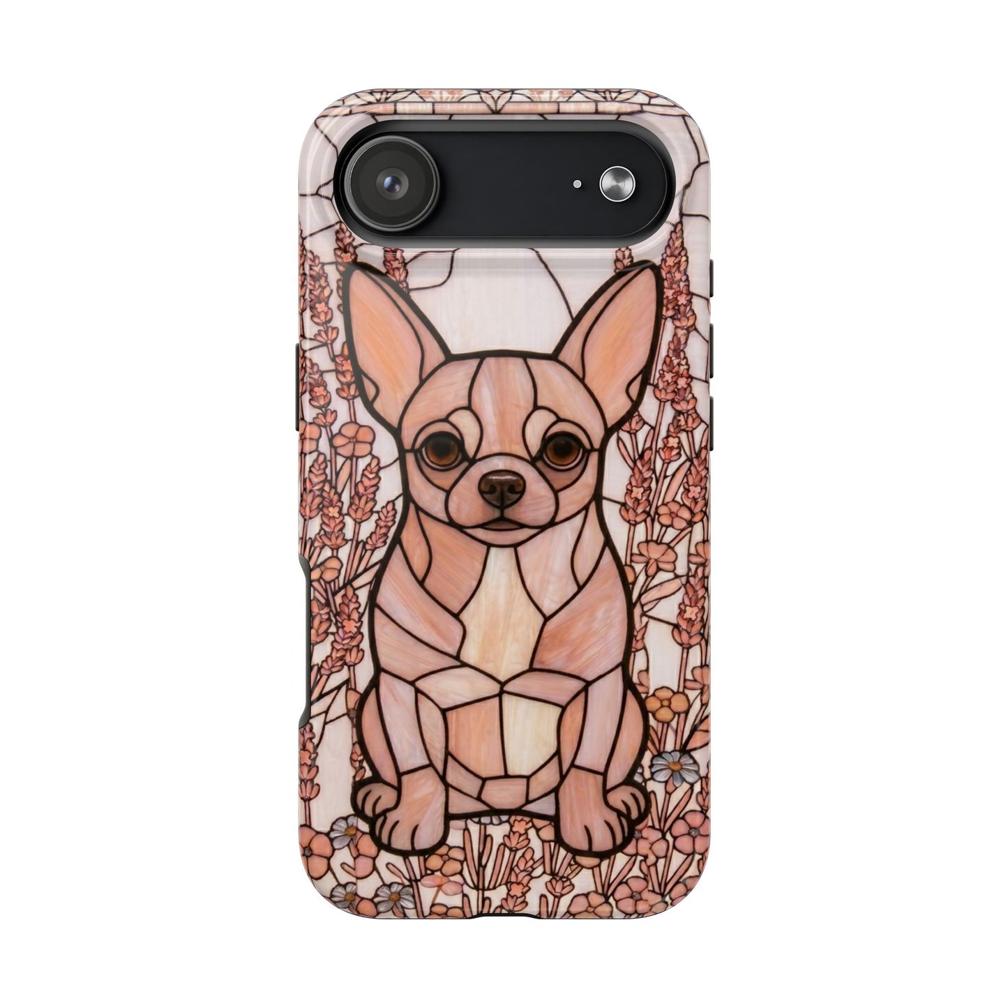 Chihuahua Stained Glass Style Tough Case — Blush & Grace Theme