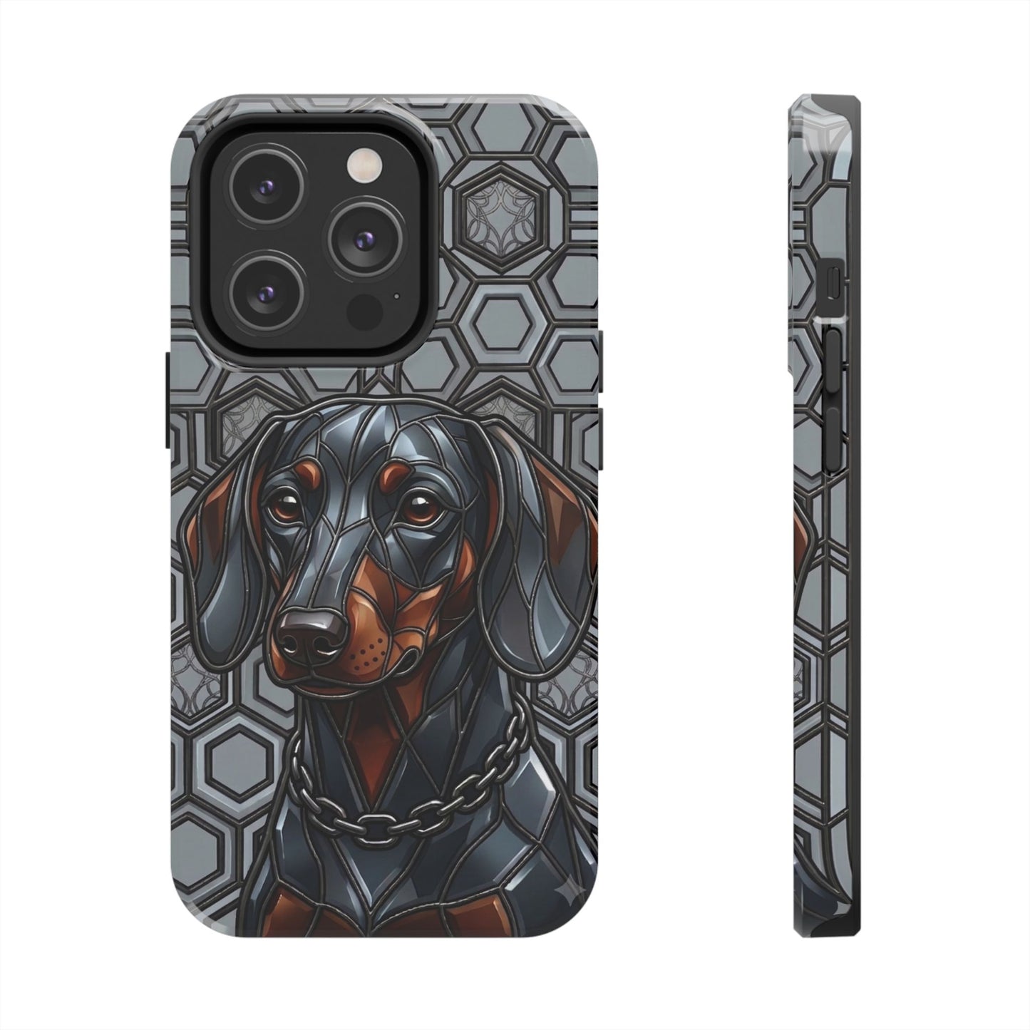 Dachshund Stained Glass Style Tough Case