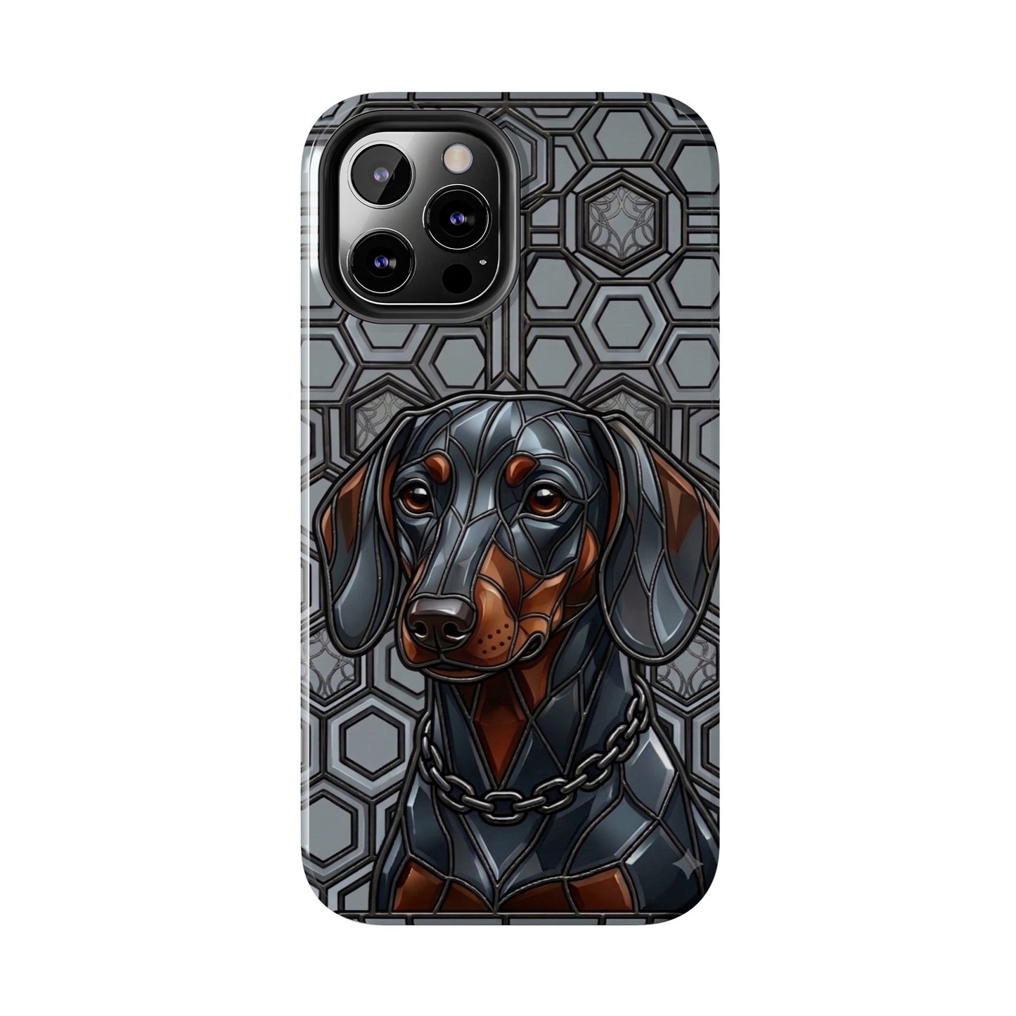 Dachshund Stained Glass Style Tough Case