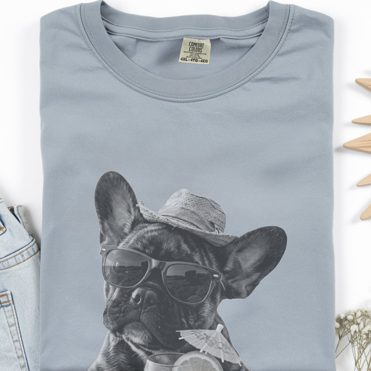 Frenchie  Beach Vibes Premium Tee