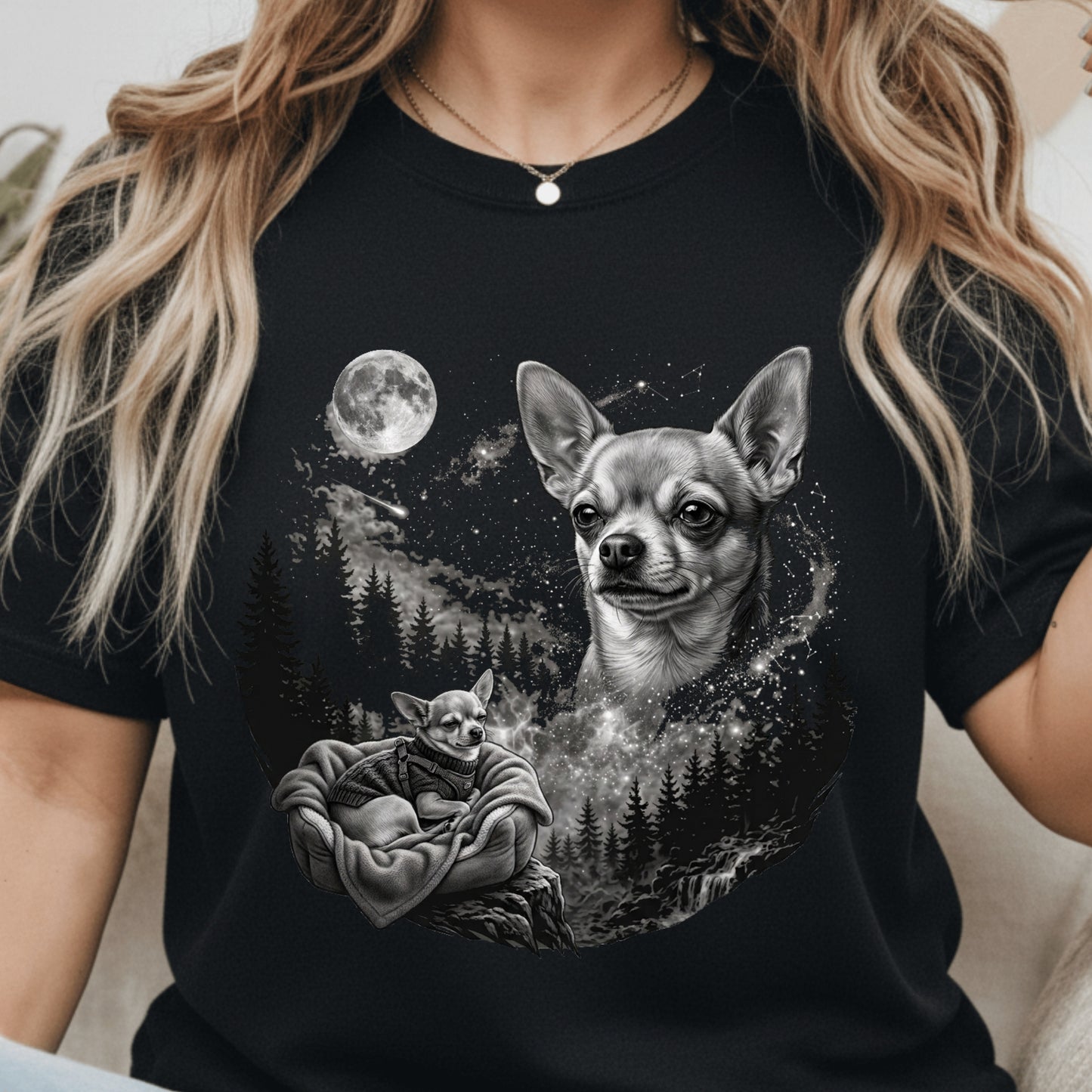 Chihuahua Night Sky Premium Tee