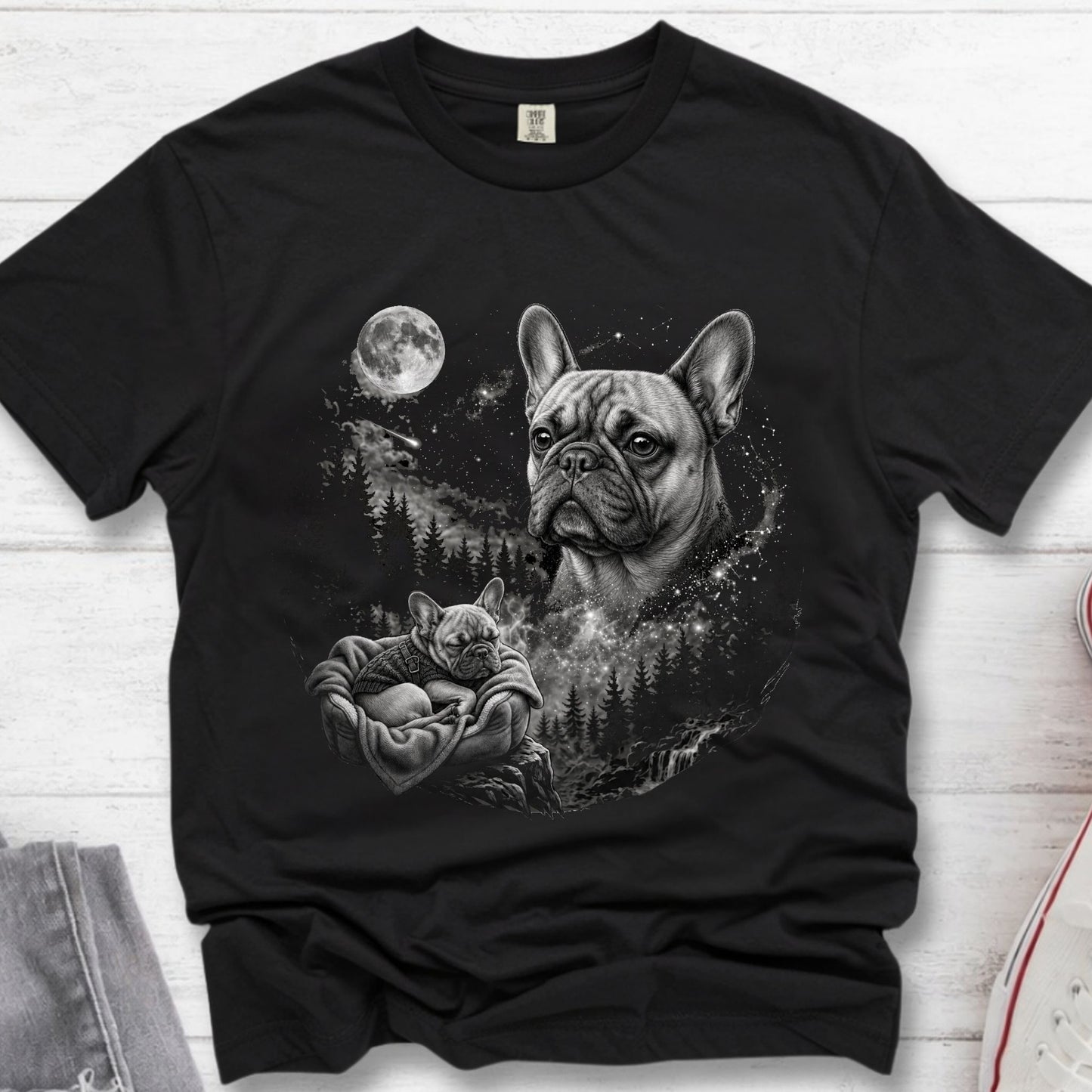 Frenchie Night Sky Premium Tee