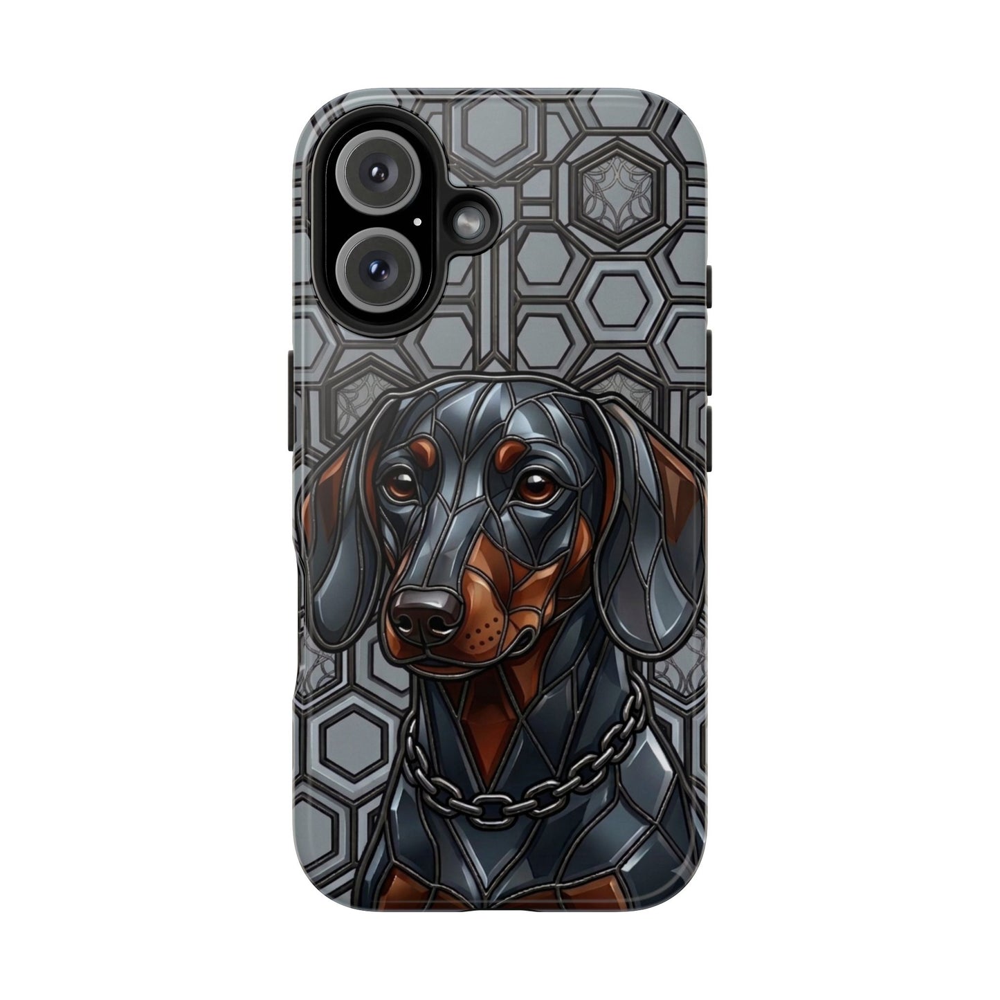 Dachshund Stained Glass Style Tough Case