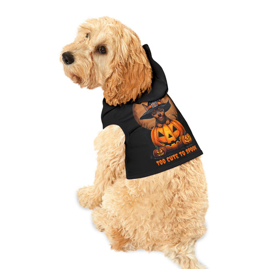 Cute Mini Pinscher Black Halloween Dog Hoodie – Too Cute to Spook!