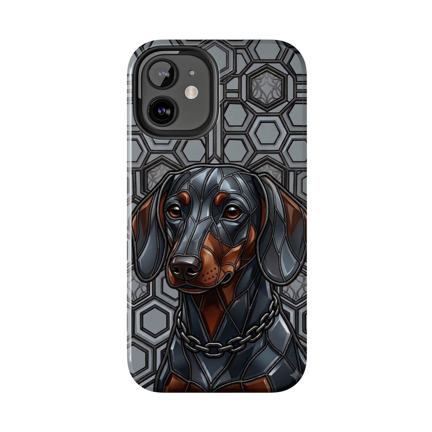 Dachshund Stained Glass Style Tough Case