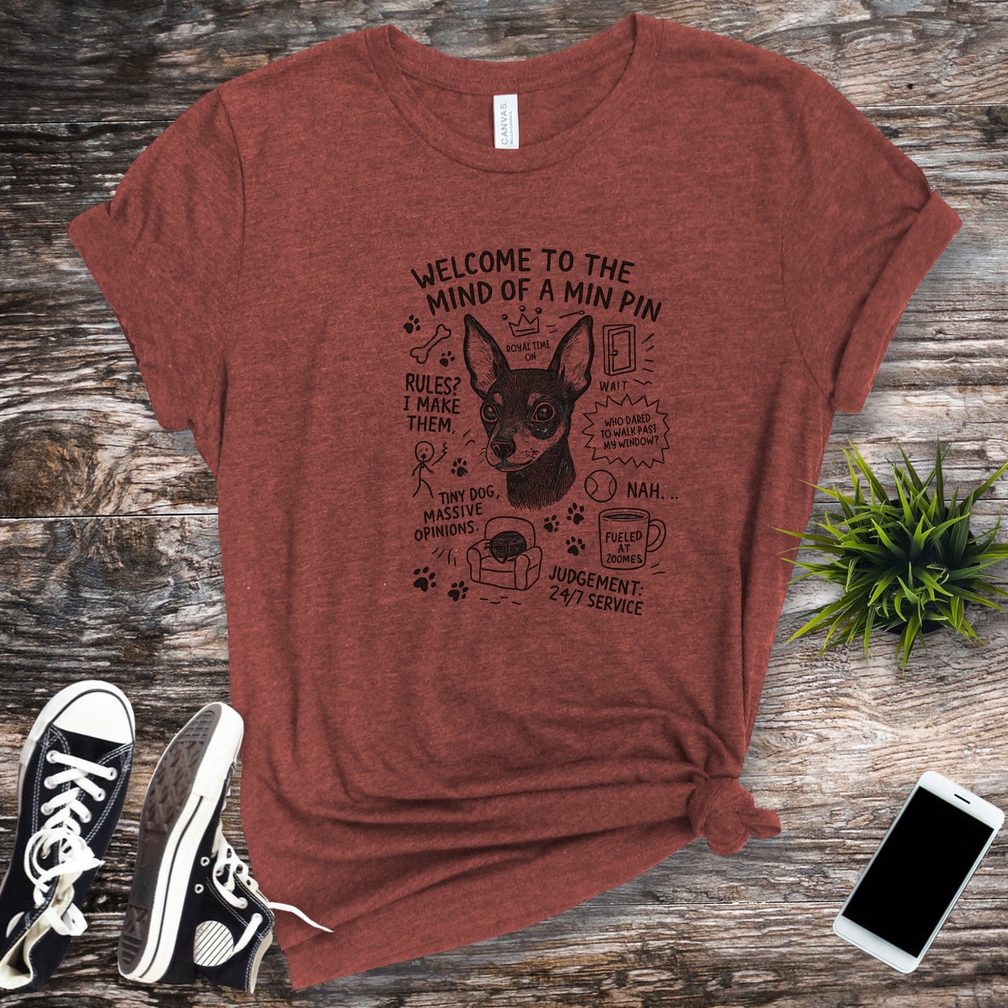 Welcome to Mini Pin Mind Unisex Premium Tee
