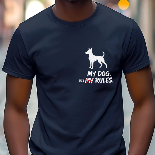 My Dog His Rules Unisex Premium Tee