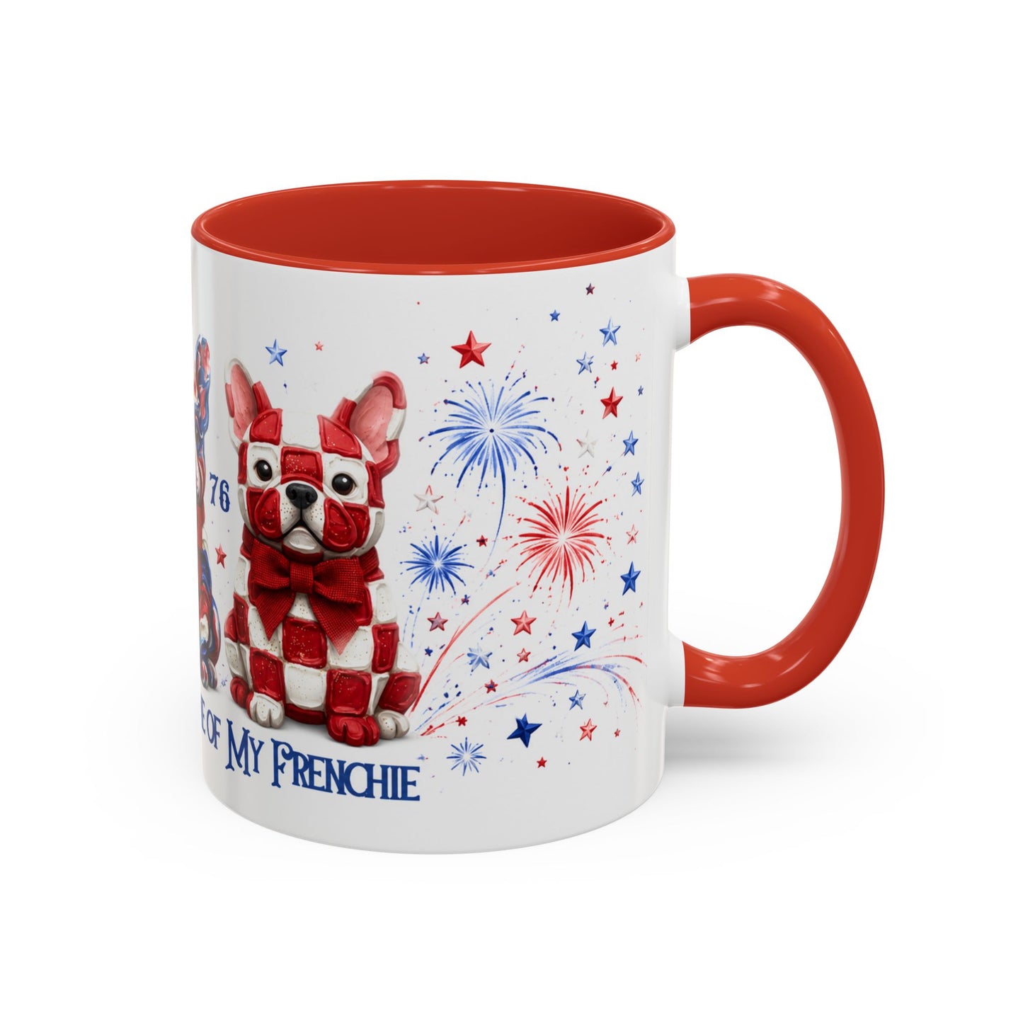 Patriotic Frenchie Coffee Mug