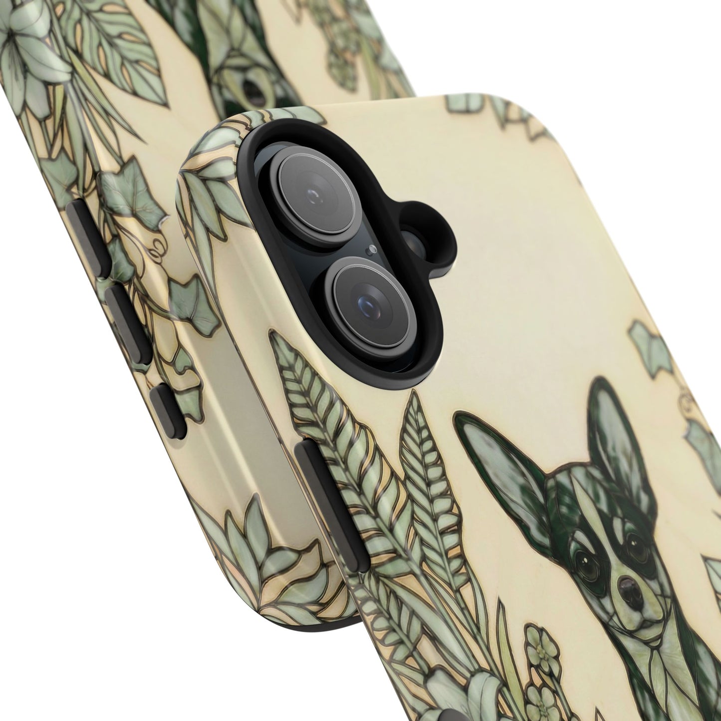 Chihuahua Stained Glass Style Tough Case — Wise & Wild Theme