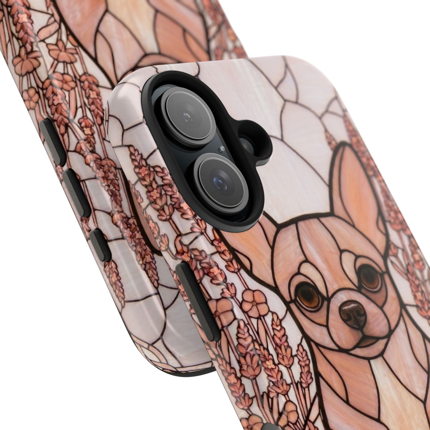 Chihuahua Stained Glass Style Tough Case — Blush & Grace Theme