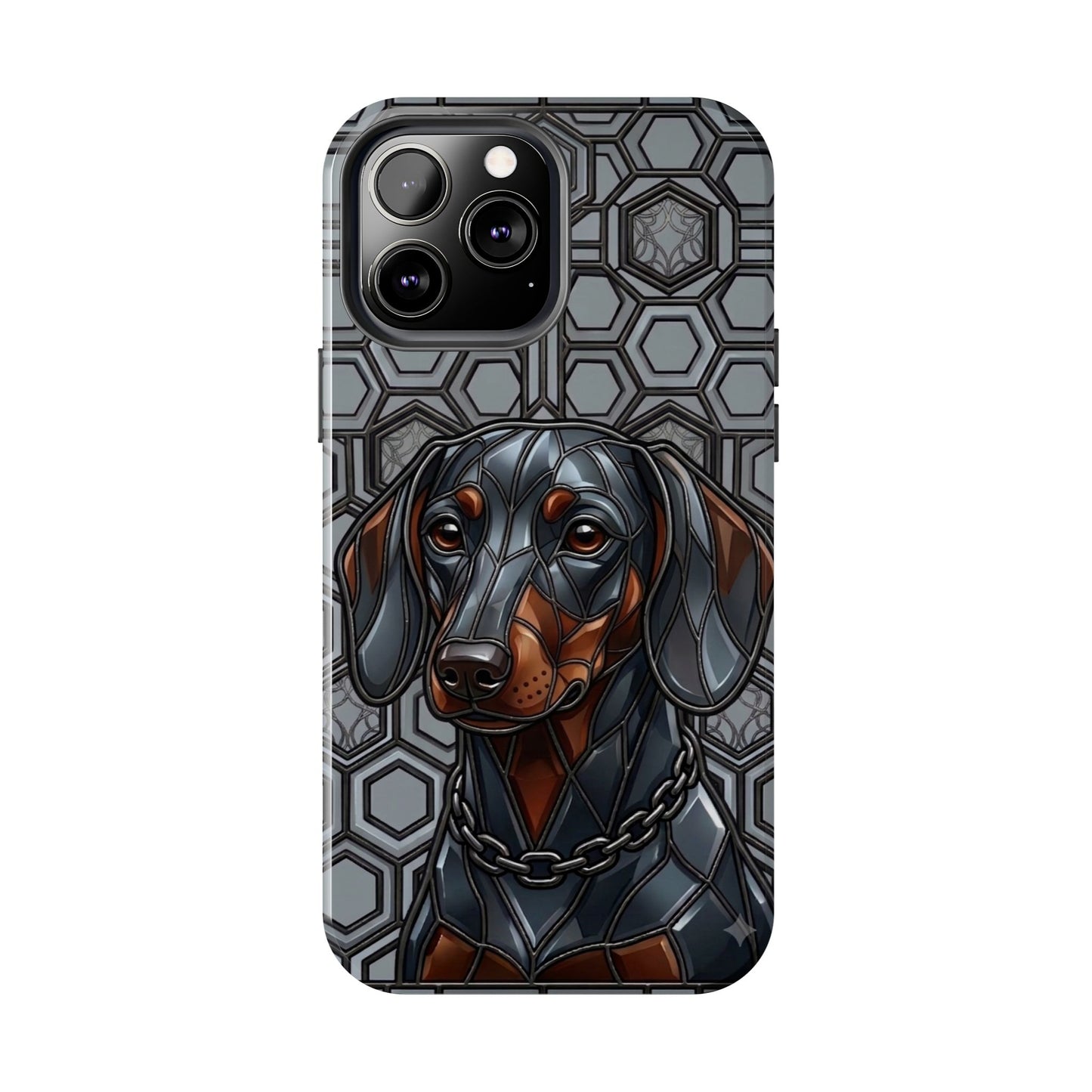 Dachshund Stained Glass Style Tough Case