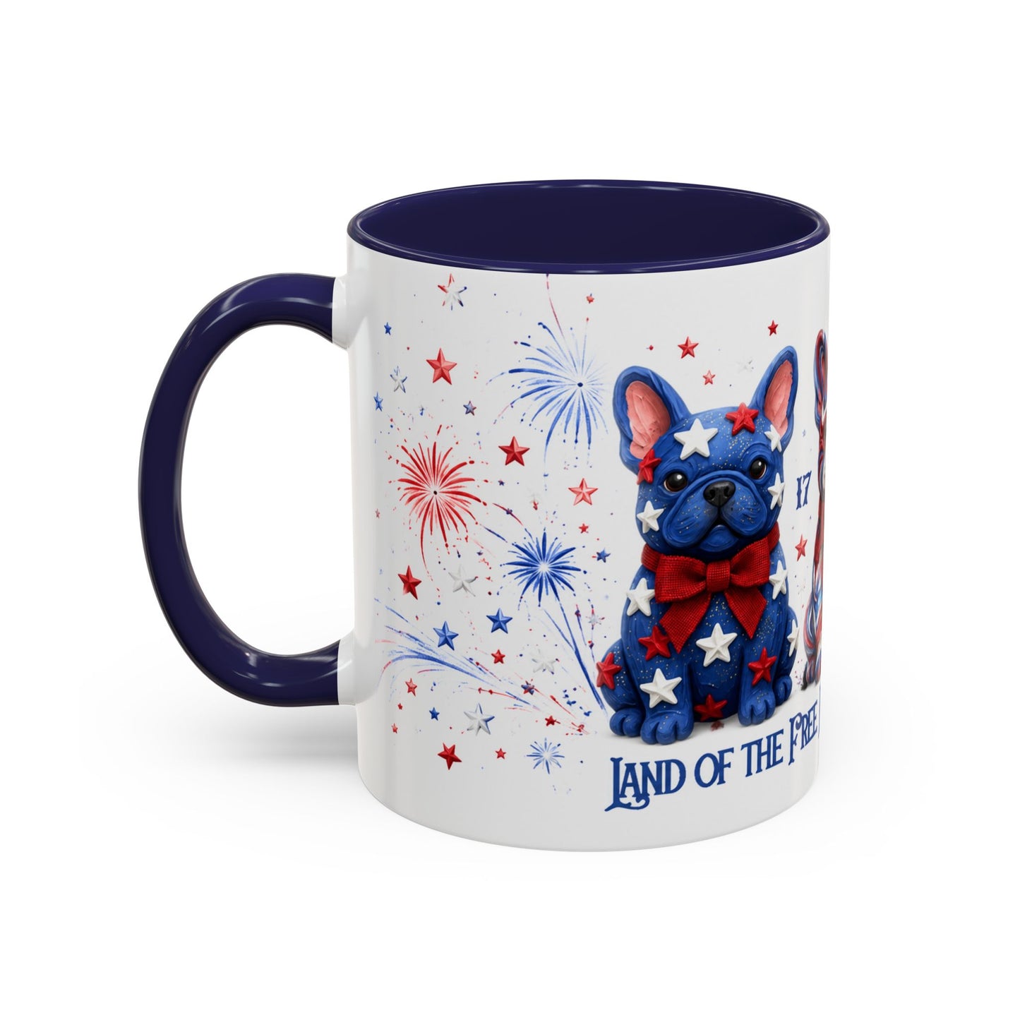 Patriotic Frenchie Coffee Mug