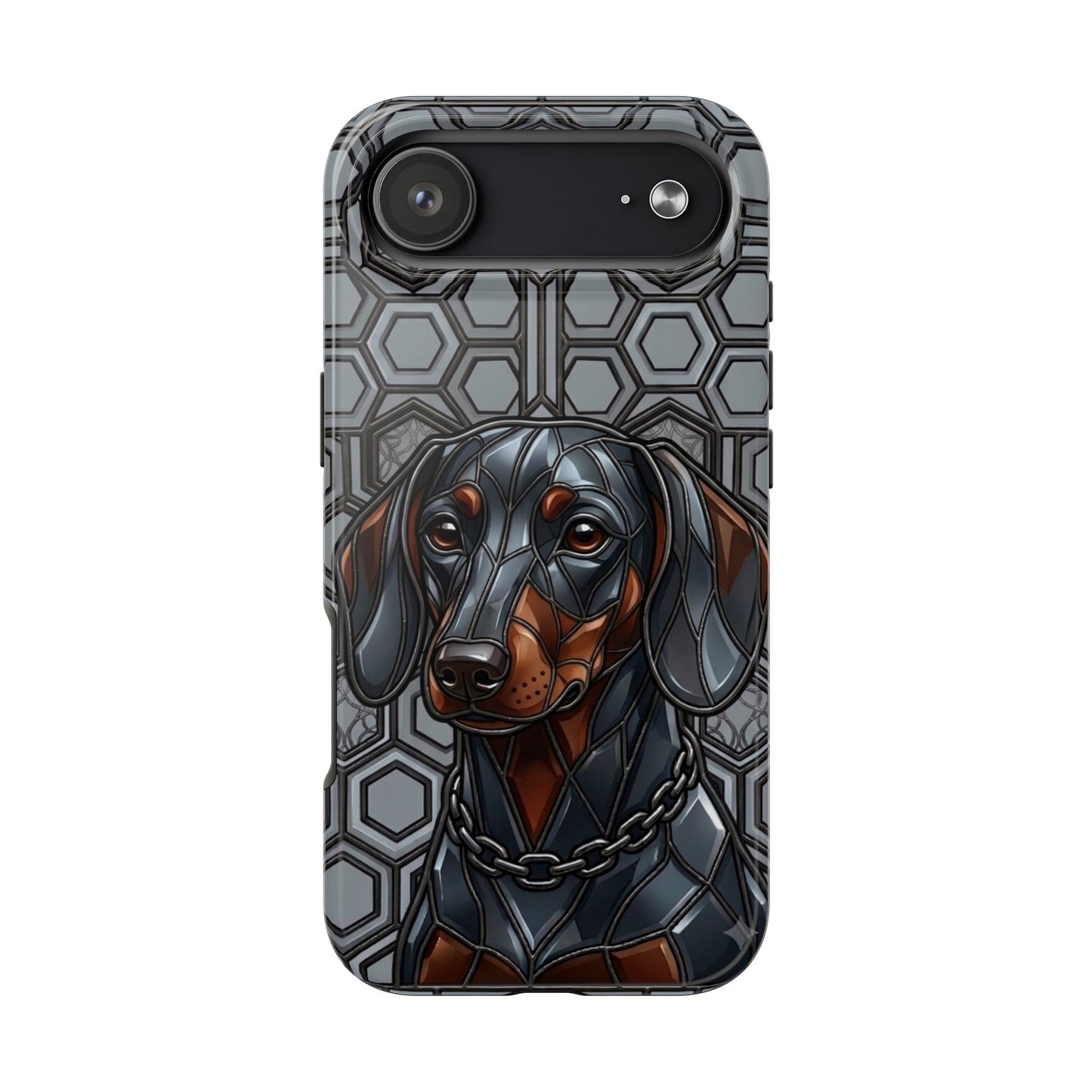Dachshund Stained Glass Style Tough Case