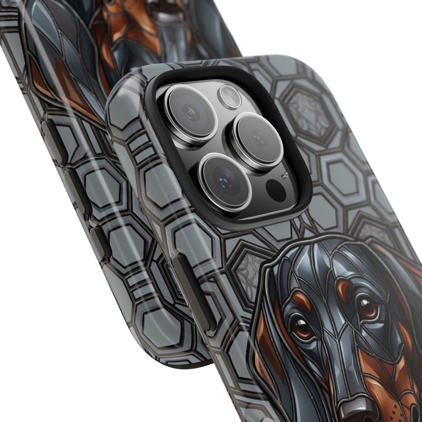 Dachshund Stained Glass Style Tough Case